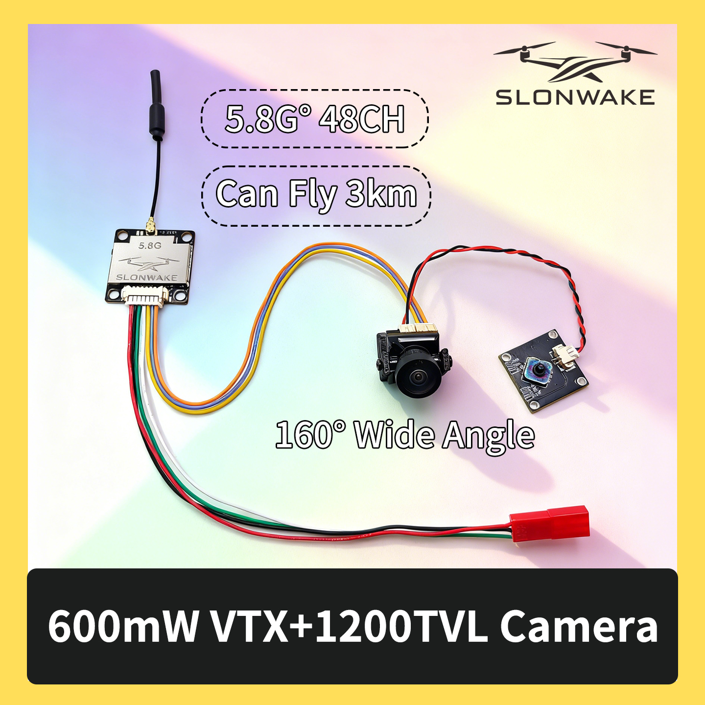 SLONWAKE 5.8G 600mW 7-24V FPV  - огляд і ціна Fpv Drone Vtx