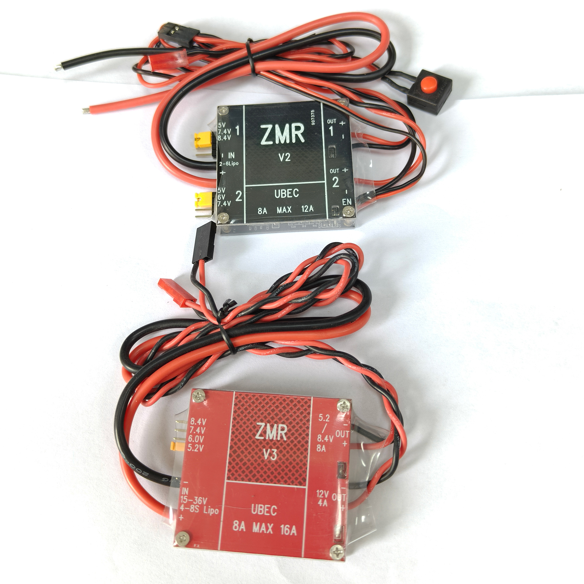 UBEC V2 V3 V4 ZMR 8A Dual BEC  - огляд і ціна Fpv Drone Quadcopter