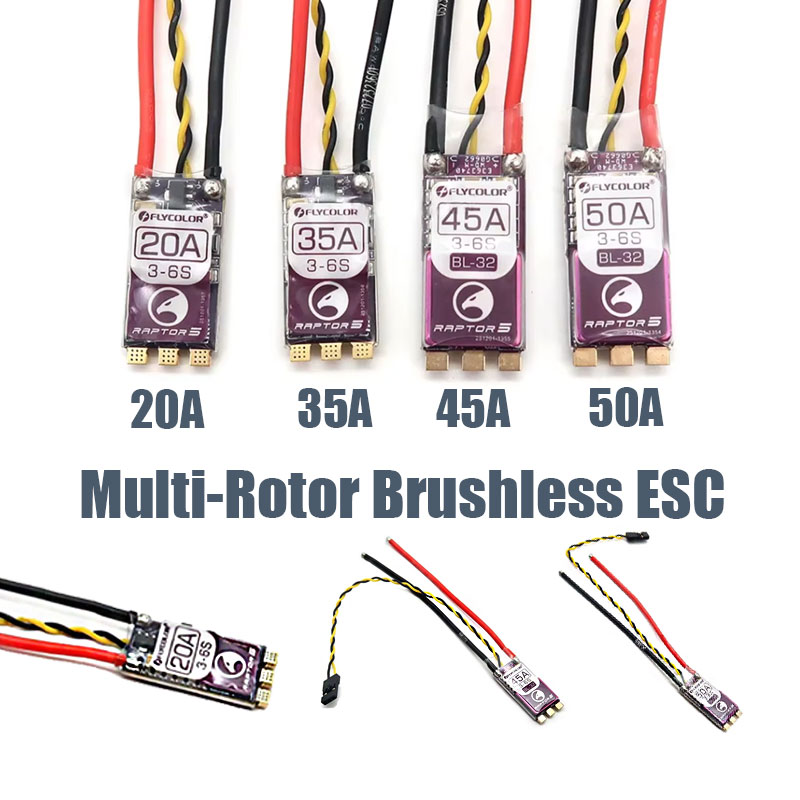 FLYCOLOR Raptor5 Multi-Rotor B - огляд і ціна Fpv Drone Esc