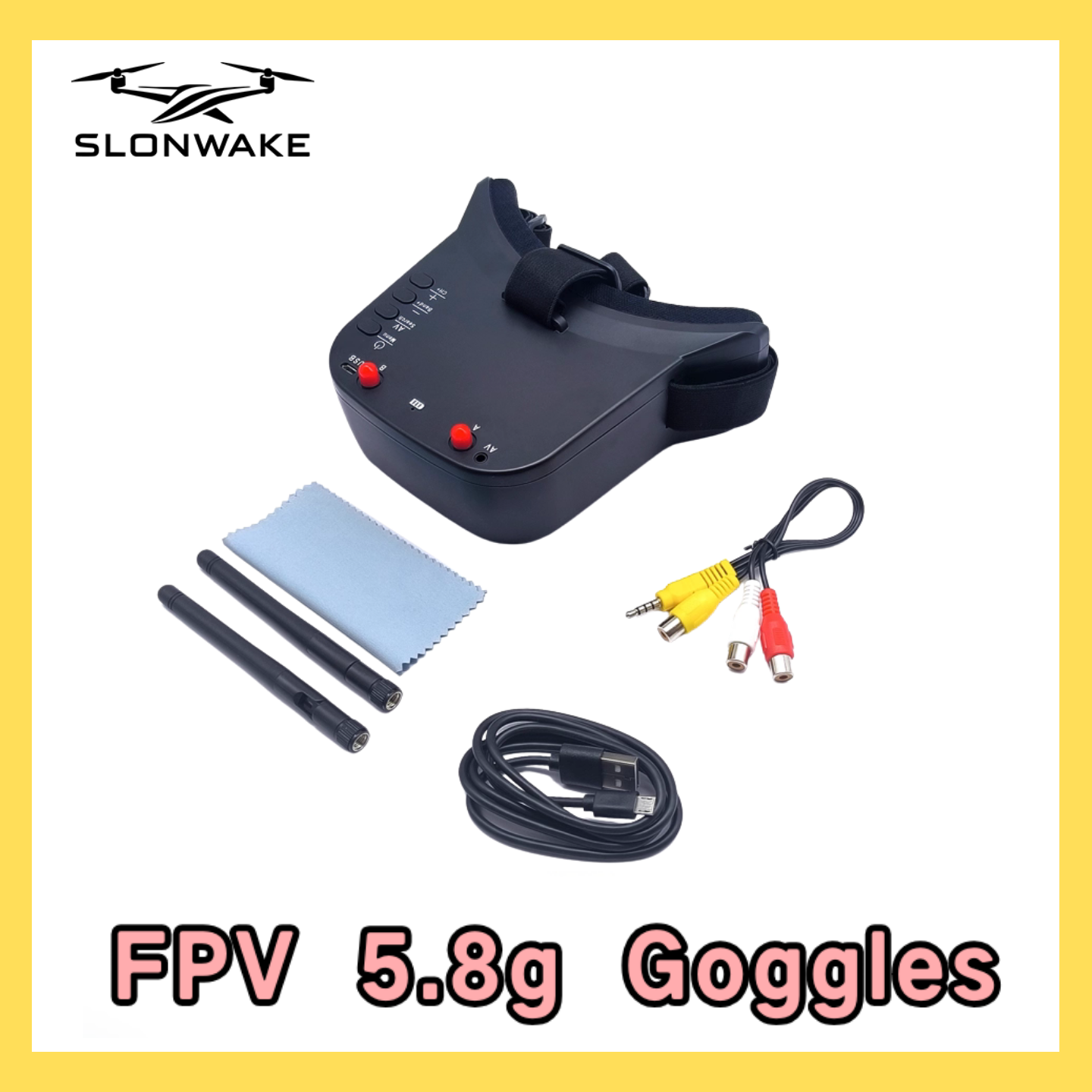 SLONWAKE 5.8G 48CH FPV 400mw V - огляд і ціна Fpv Drone Vtx